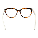 Front view of Guess Brown Women Glasses Frame, acetate cat eye style with a full-rim design.