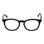 Guess Black Women Glasses Frame, full-rim plastic panto style with demo lenses, size 51-19-145. Includes branded case.