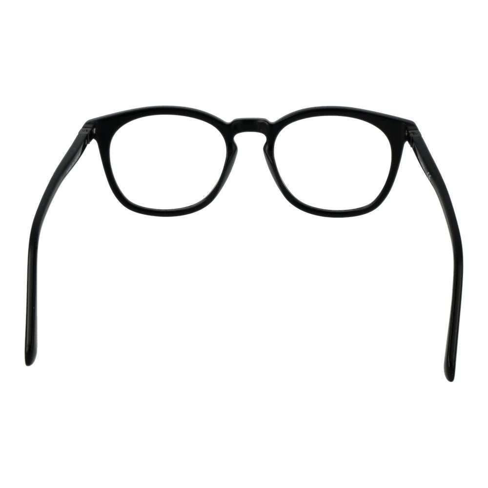Guess Black Women Glasses Frame, full-rim black plastic panto style, size 51-19-145 with demo lenses.