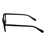 Alt Tag: Side view of Guess Black Women Glasses Frame with full-rim black plastic panto design and demo lenses, size 51-19-145.