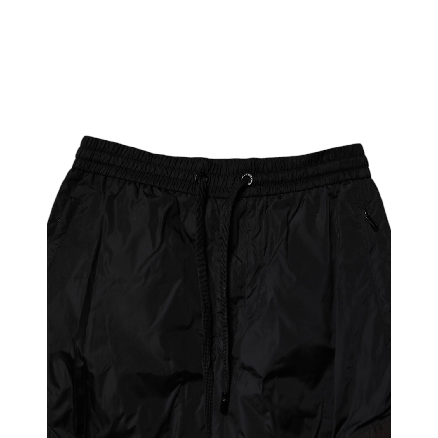 Dolce & Gabbana Black Nylon Cargo Jogger Men Sweatpants Pants