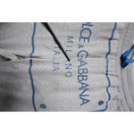 Dolce & Gabbana Gray Logo Cotton Men Jogger Sweatpants Pants