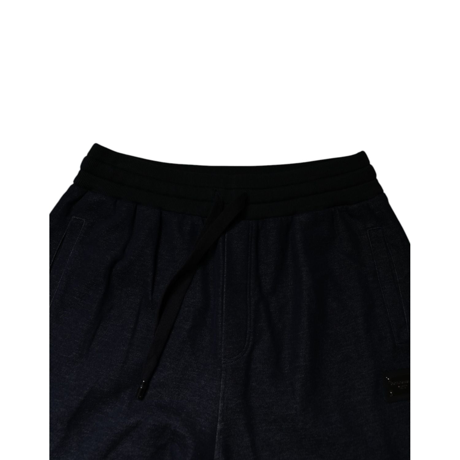 Dolce & Gabbana Black Jacquard Jogger Men Sweatpants Pants