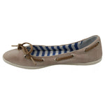 Pantofola D'Oro Beige Suede Lace Bow Loafers Ballet Flat Shoes