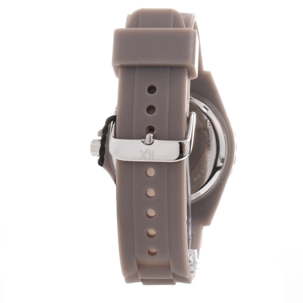 Front view with bag zipped and handles upright.