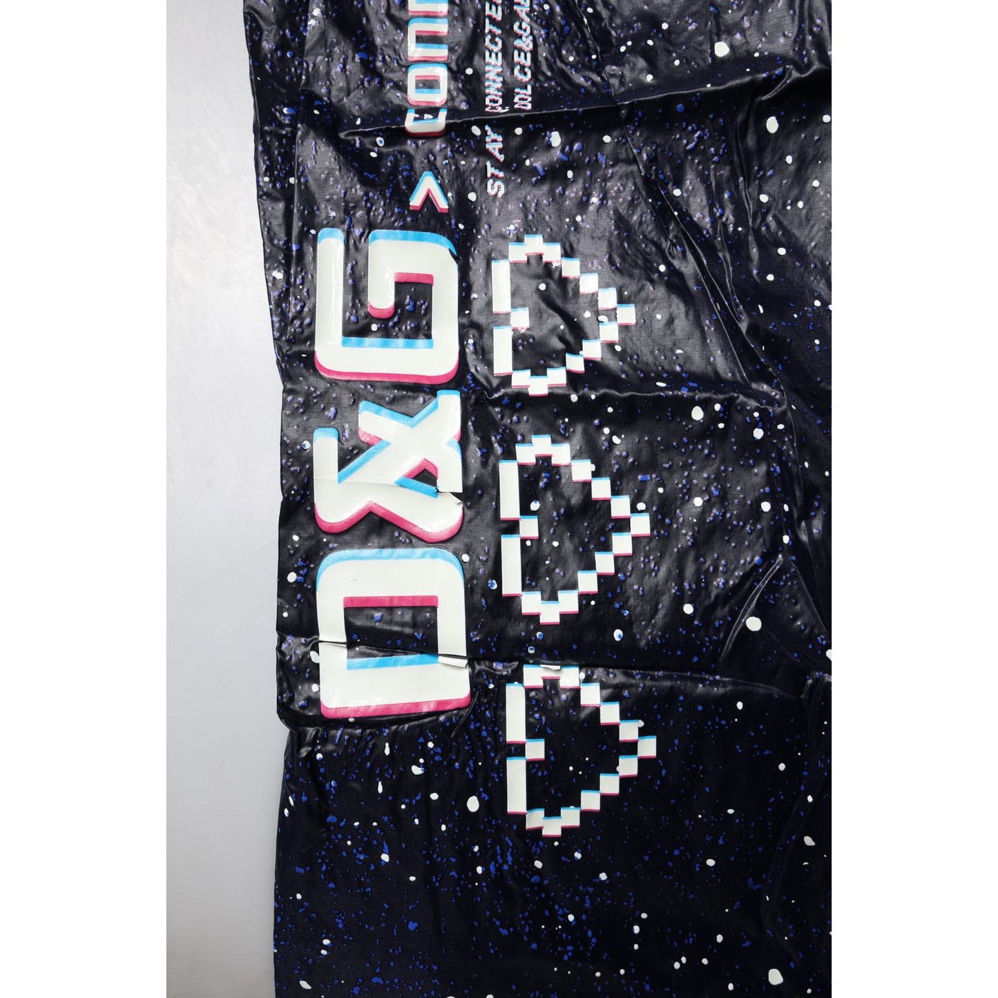 Dolce & Gabbana Dark Blue DG Game Print Cotton Jogger Pants