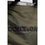 Dolce & Gabbana Military Green Nylon Shoulder Strap Tote Bag