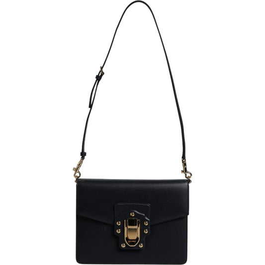 Dolce & Gabbana Black Calfskin Leather Shoulder Strap Bag BAG4307