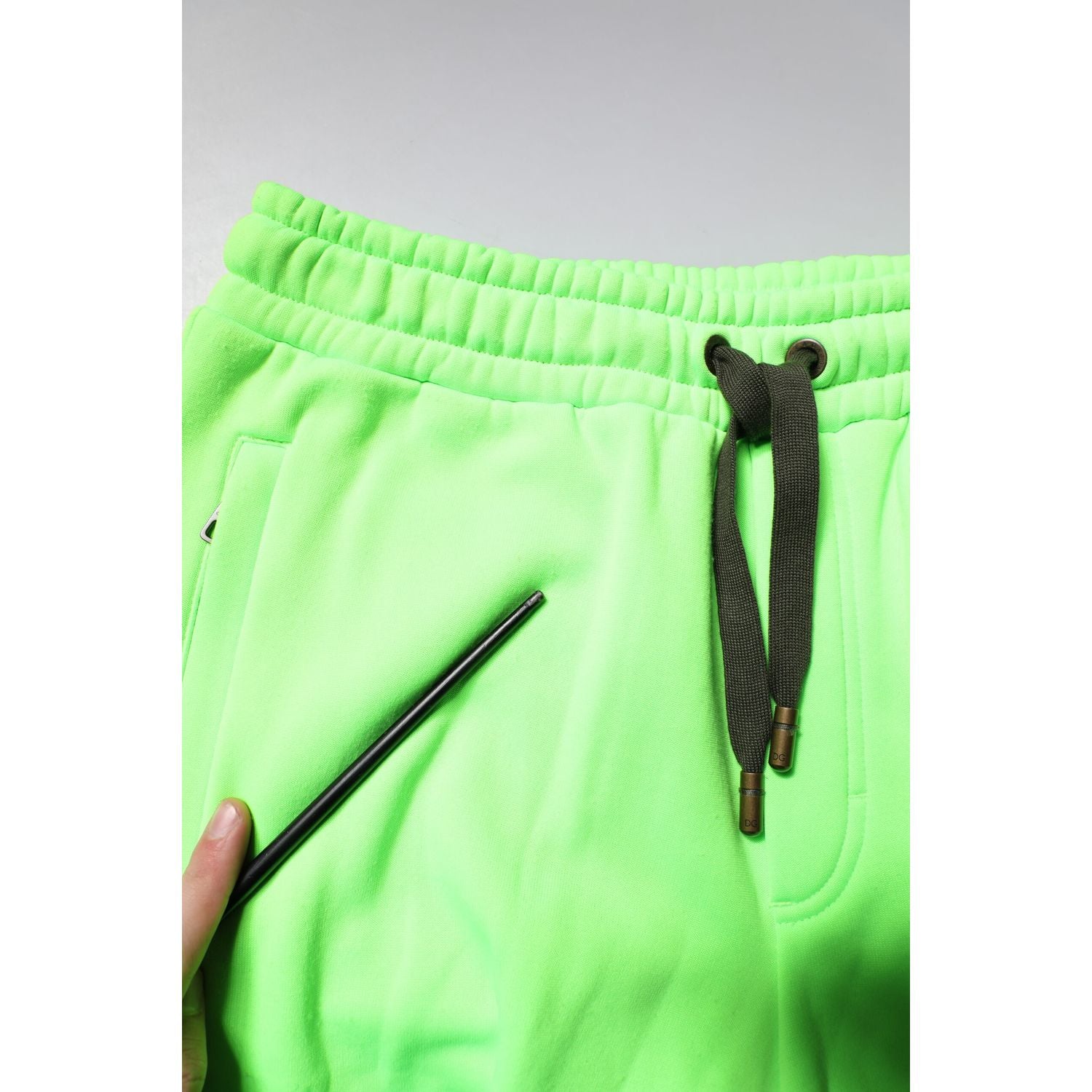 Dolce & Gabbana Green Patchwork Camouflage Men Cargo Shorts