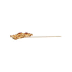 Dolce & Gabbana Gold Tone Red Crystal Embellish 925 Sterling Silver Pin