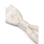 Dolce & Gabbana White Silk Bowty