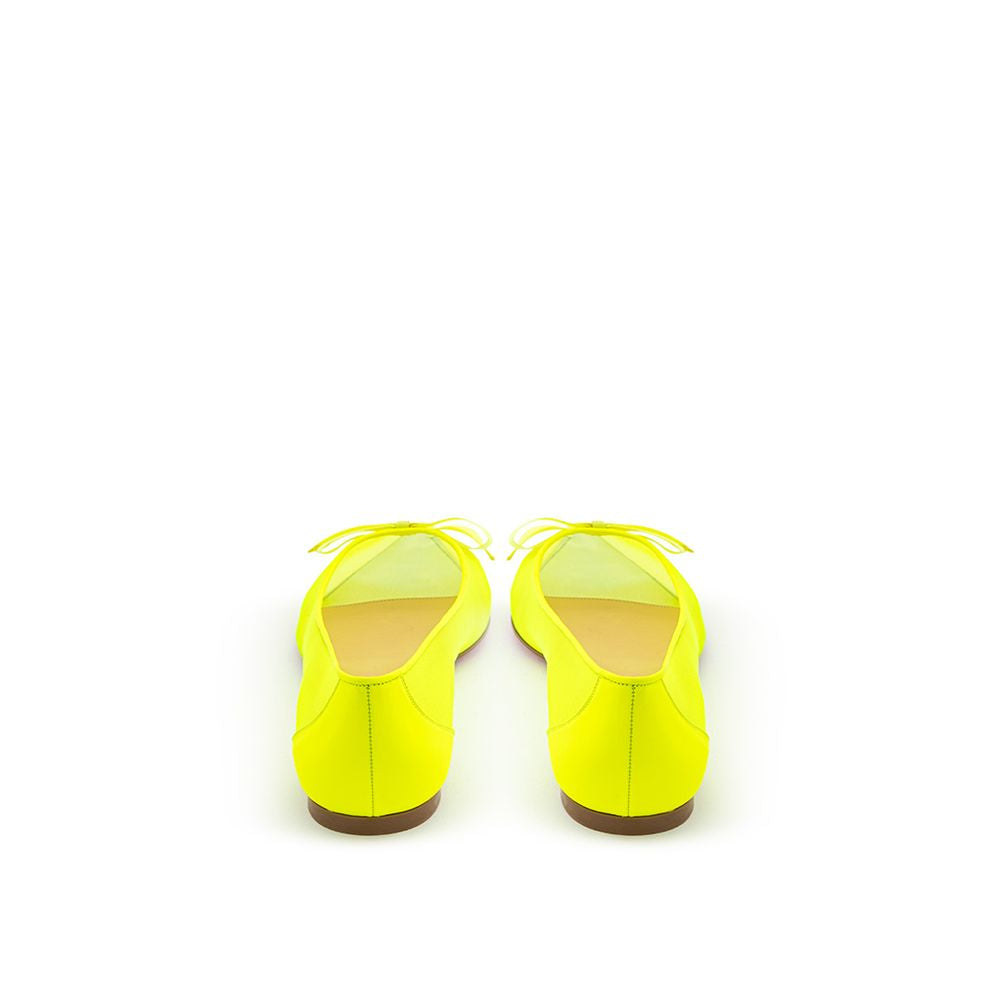 Christian Louboutin Sunshine Yellow Mesh Flat Elegance CH-4063669-EU38/US8