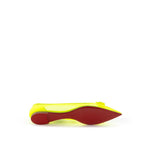 Christian Louboutin Sunshine Yellow Mesh Flat Elegance CH-4063669-EU38/US8