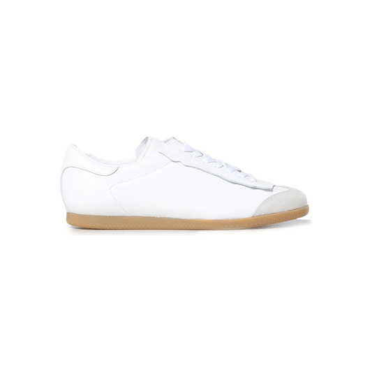 Maison Margiela Low Featherlight Leather And Suede Sneakers MMS57WS0465P4308T1003