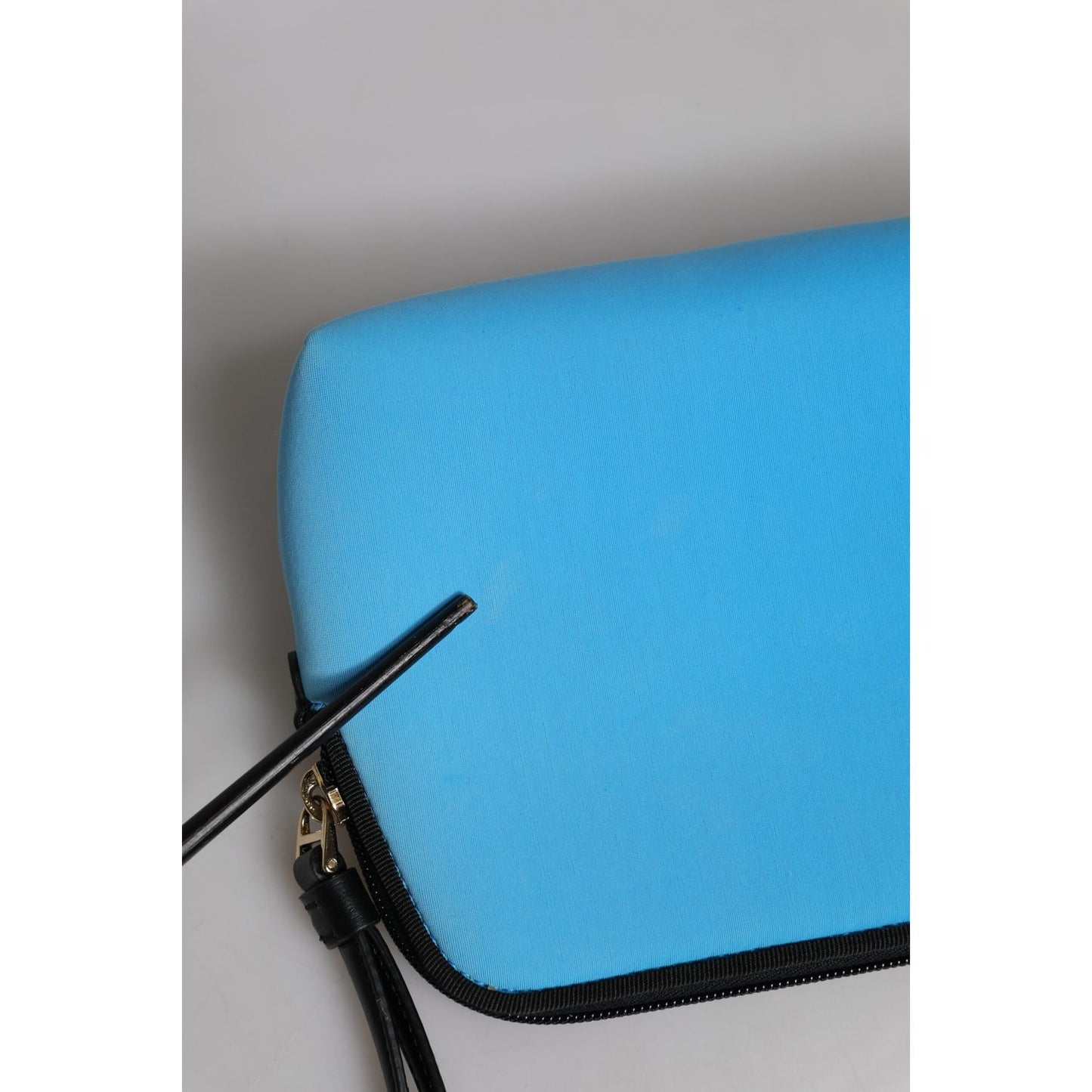 Dolce & Gabbana Blue DG Logo Print Clutch Zip Borse Pouch Bag
