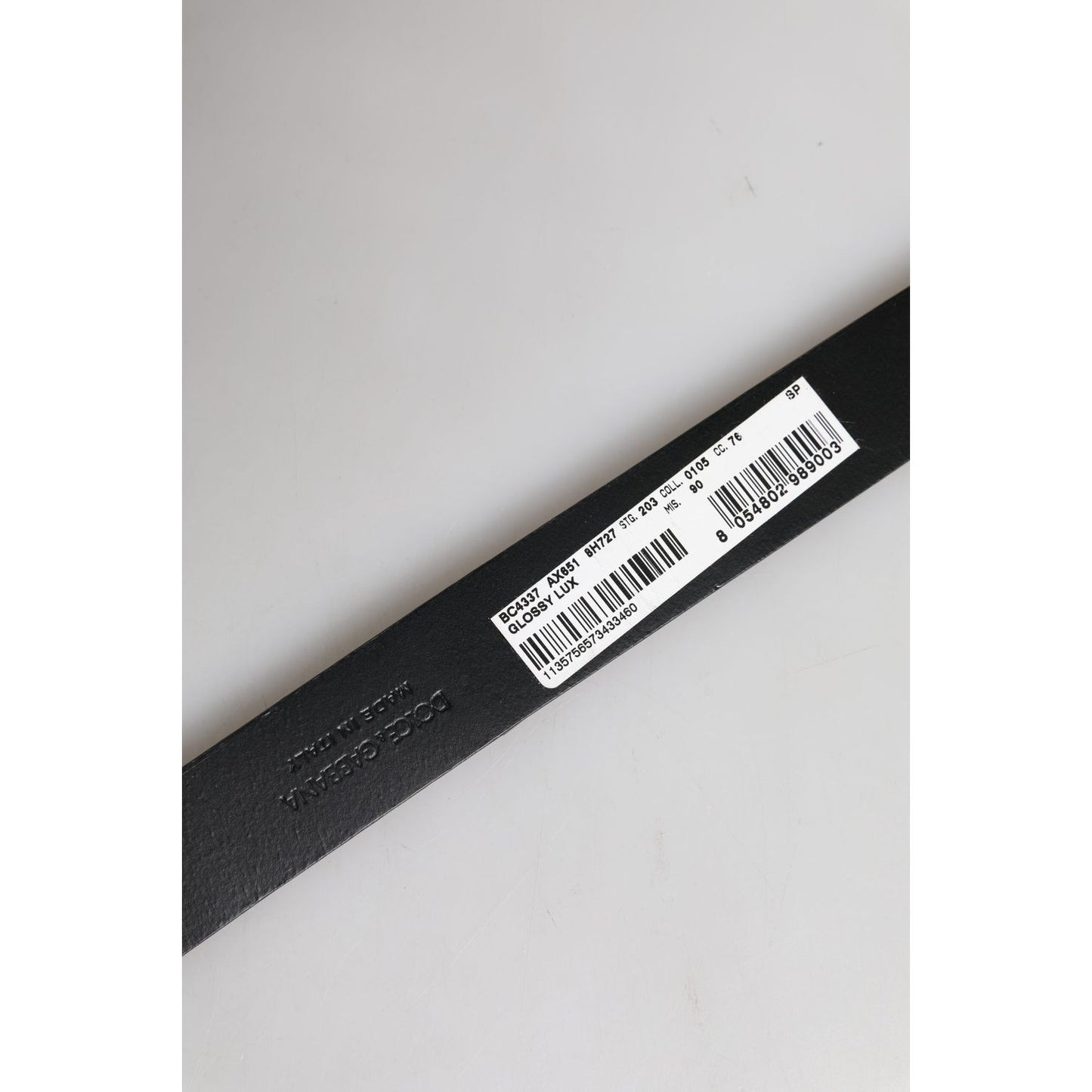 Dolce & Gabbana Brown Leather Classic Metal Logo Buckle Belt