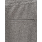 Alexander McQueen Chic Gray Cotton Blend Trousers Alexander McQueen Dim Gray