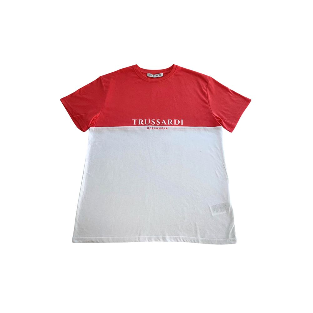 Trussardi Beachwear White Polyester T-Shirt