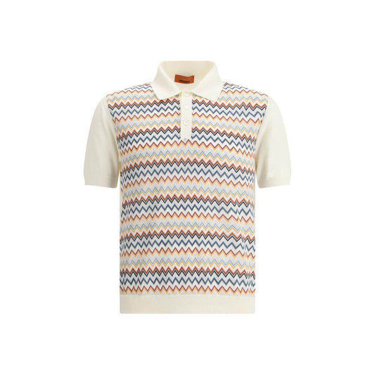 Missoni ZigZag Polo Shirt MI-US25S20LBK040US01FZ-IT44 | XS