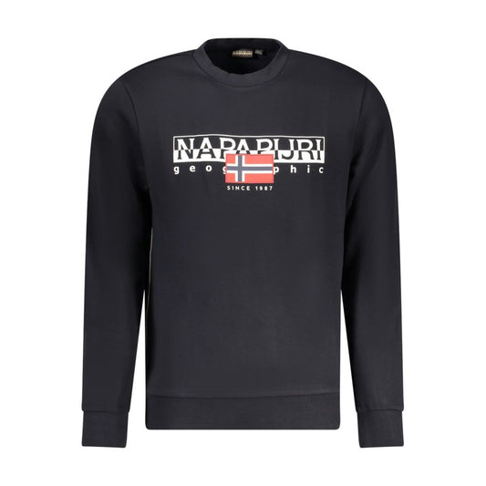 Napapijri Black Cotton Sweatshirt