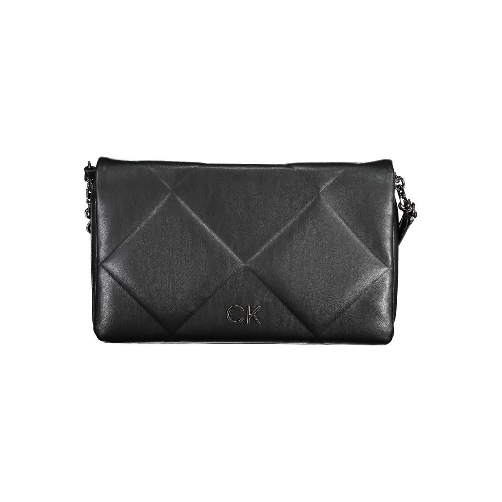 Calvin Klein Black Polyester Women Shoulder Bag