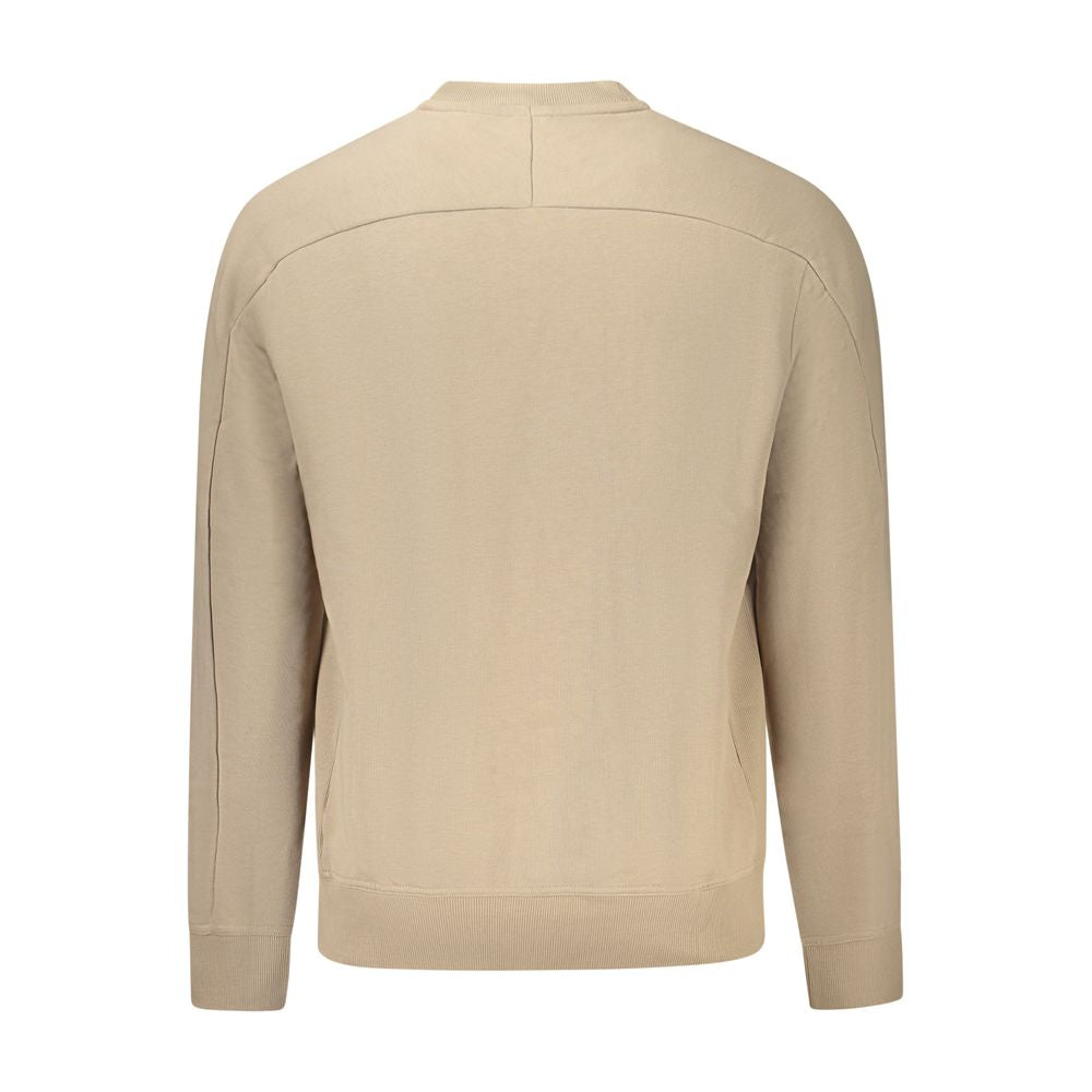 Hugo Boss Beige Cotton Sweatshirt