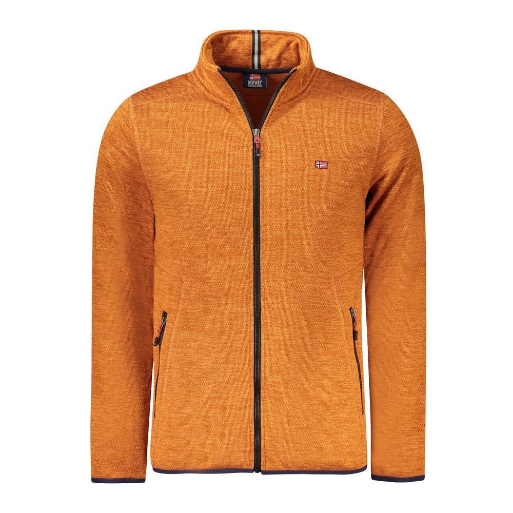 Norway 1963 Orange Polyester Men Jacket NO-32997-XXL