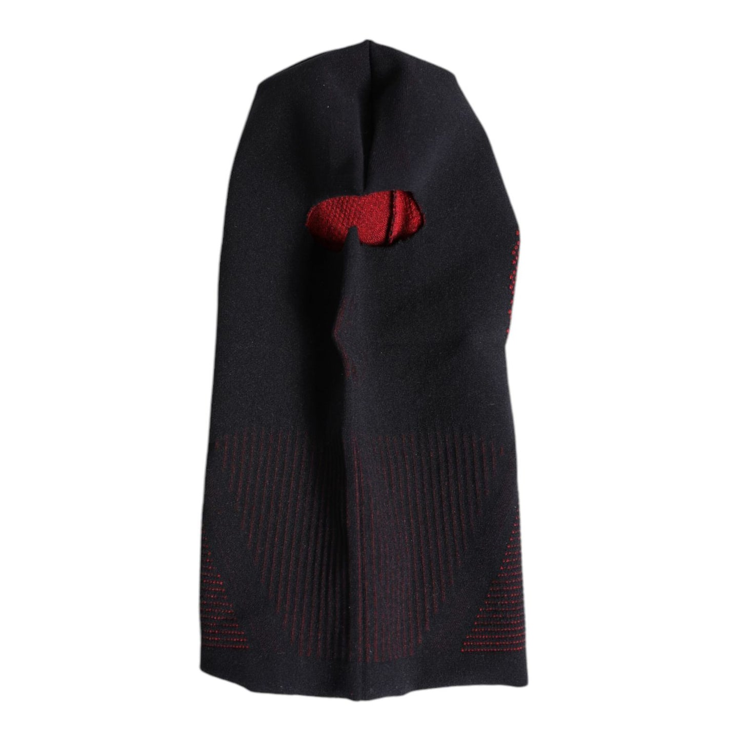 Dolce & Gabbana Black Cotton Knitted Ski Mask Balaclava Hat