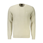 Hugo Boss Beige Cotton Men Sweater