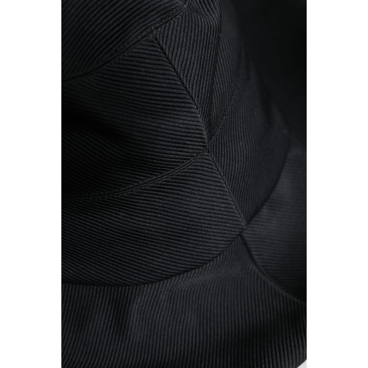 Dolce & Gabbana Black Cotton Wide Brim Fedora Hat
