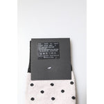 Dolce & Gabbana Gray Viscose Stretch Dotted Socks
