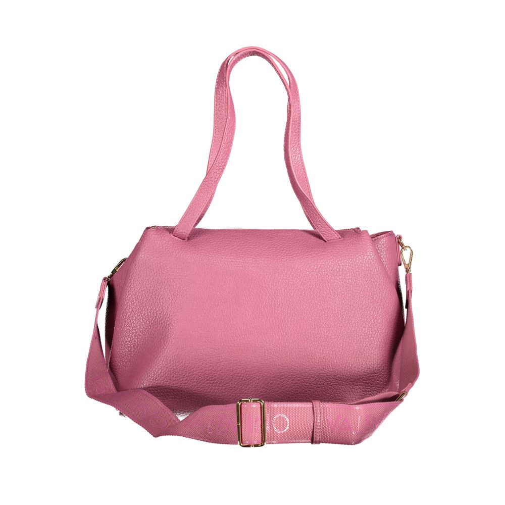 Front view with bag zipped and handles upright.