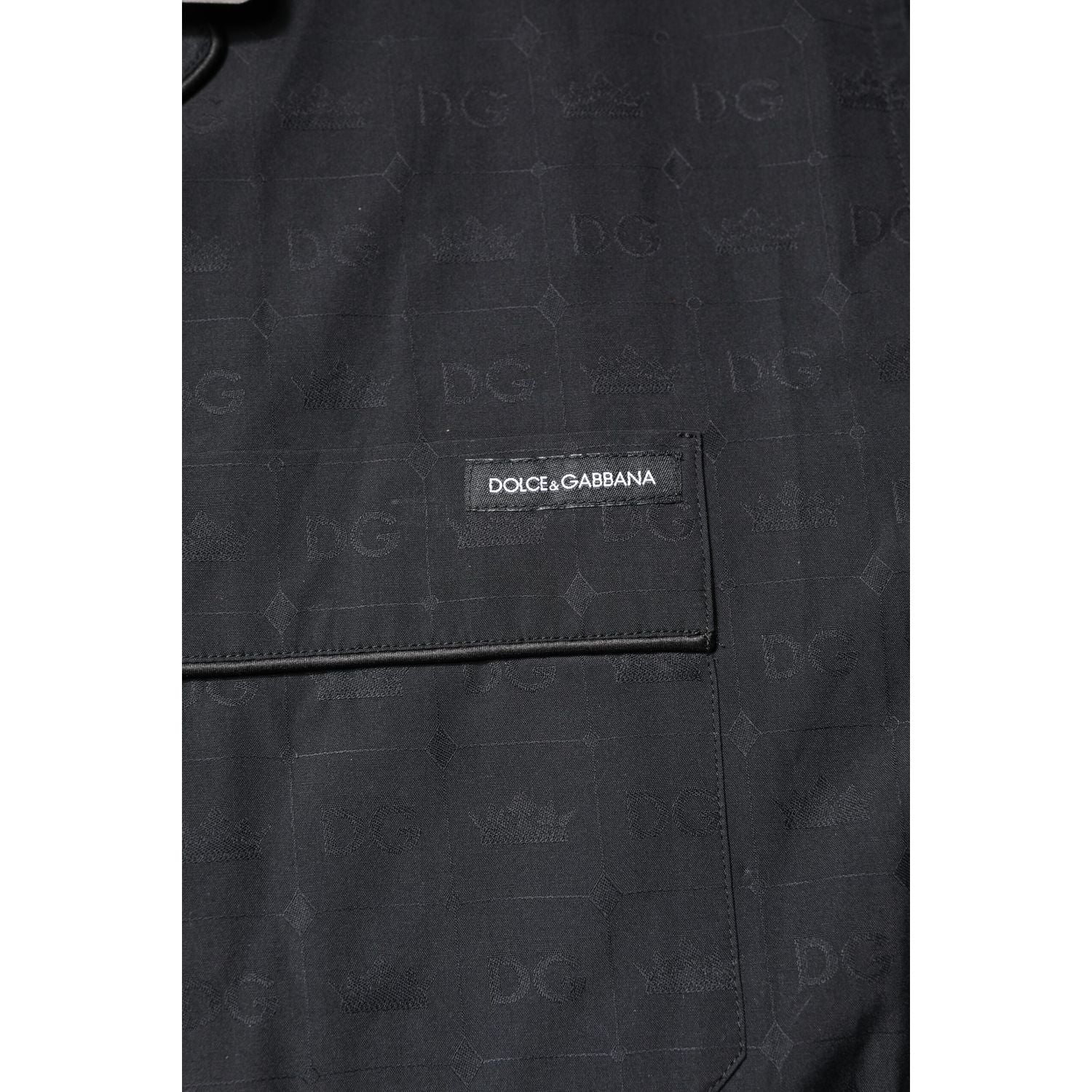 Dolce & Gabbana Black Cotton Men Pajama Set Sleepwear