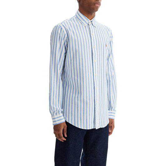 Polo Ralph Lauren custom fit shirt in striped oxford