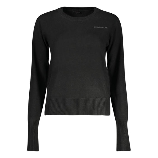 Guess Jeans Black Polyester Sweater Guess Jeans Black