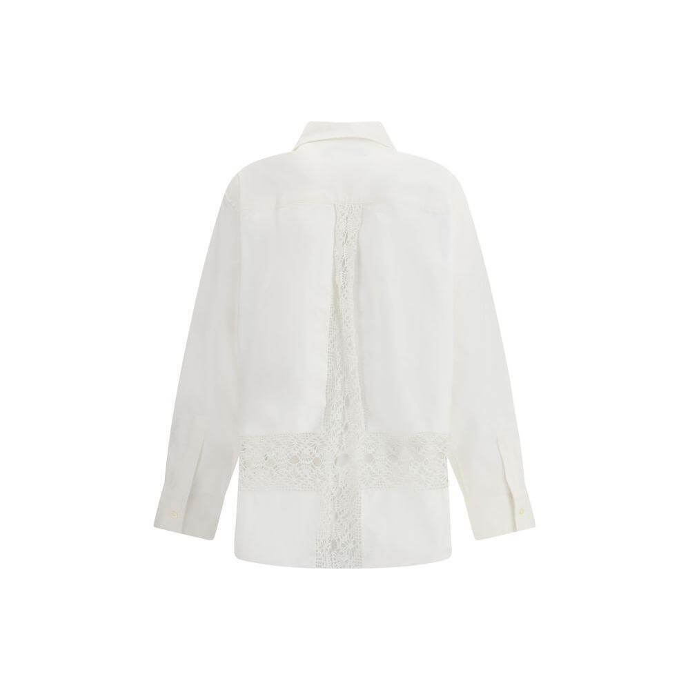 Marine Serre Sangallo Shirt MA-USI022AUWOV0045WH20-S