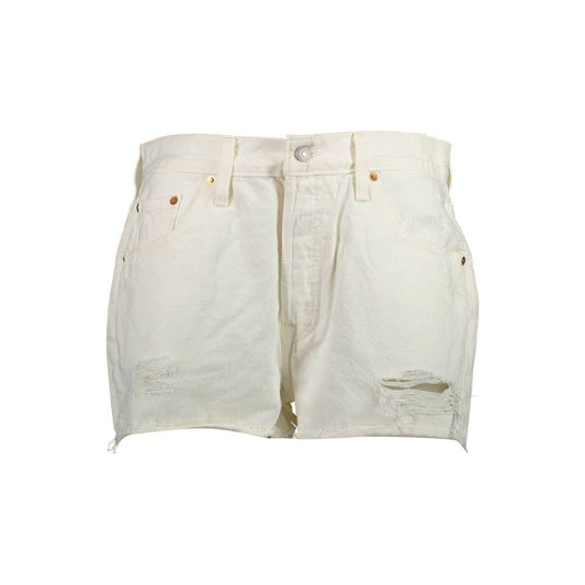 Levi's White Cotton Women Jeans