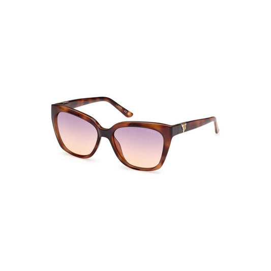Guess Jeans Brown Injected Women Sunglass