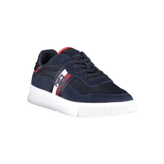 Tommy Hilfiger Blue Polyester Men Sneaker