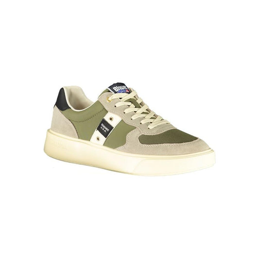 Blauer Green Leather Men Sneaker