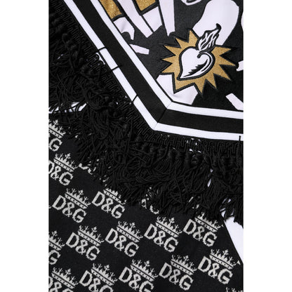 Dolce & Gabbana Multicolor Cotton Crew Neck Pullover Sweater