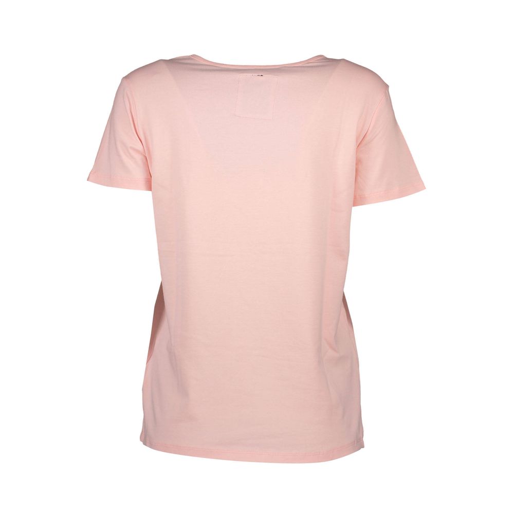 Silvian Heach Pink Cotton Women T-Shirt