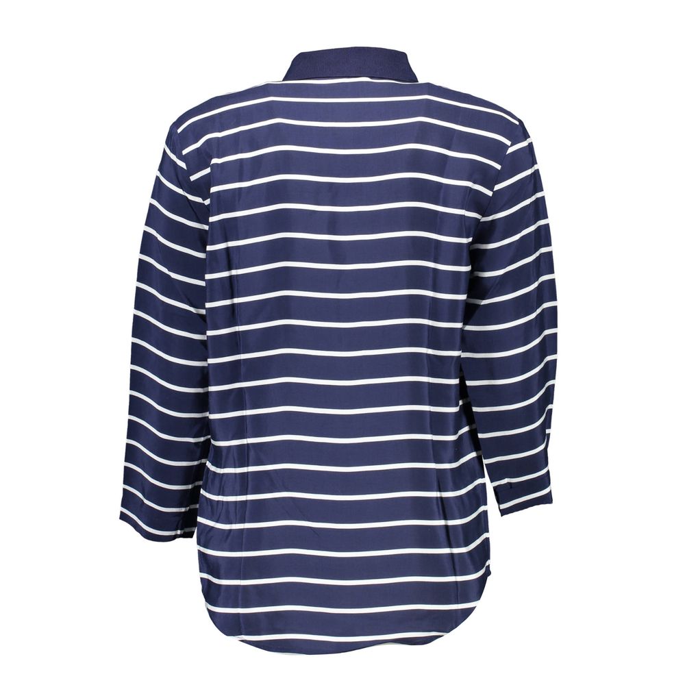 Gant Blue Viscose Polo Shirt