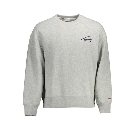 Tommy Hilfiger Gray Cotton Men Sweater TO-10737-XXL