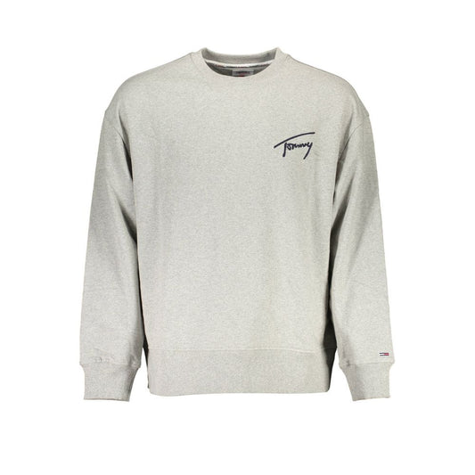 Tommy Hilfiger Gray Cotton Men Sweater TO-16574-XXL