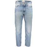 Calvin Klein Light Blue Cotton Men Jeans