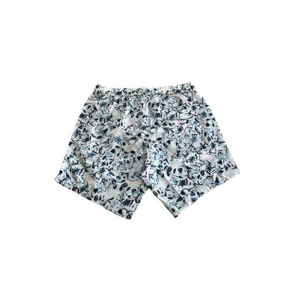 Trussardi Beachwear White Polyester Men Swim Shorts