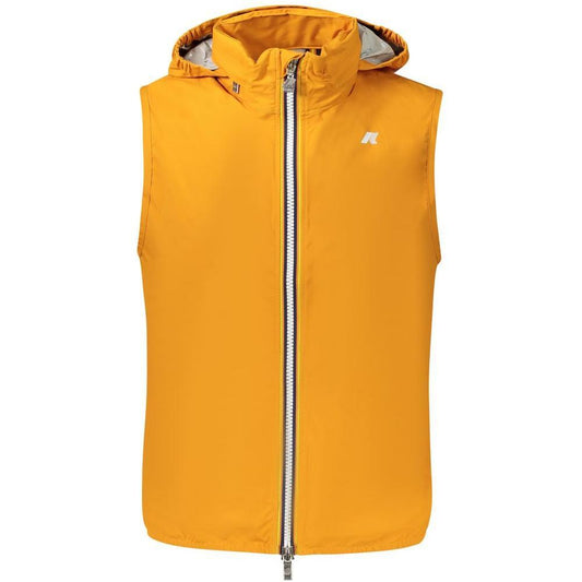 K-WAY Orange Polyester Men Jacket KW-34164-S