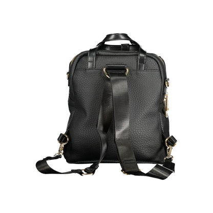 Mario Valentino Black Polyethylene Women Backpack