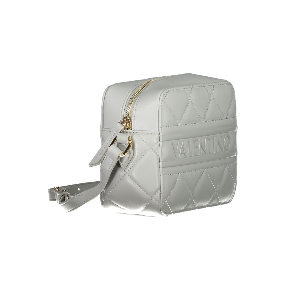 Front view with bag zipped and handles upright.
